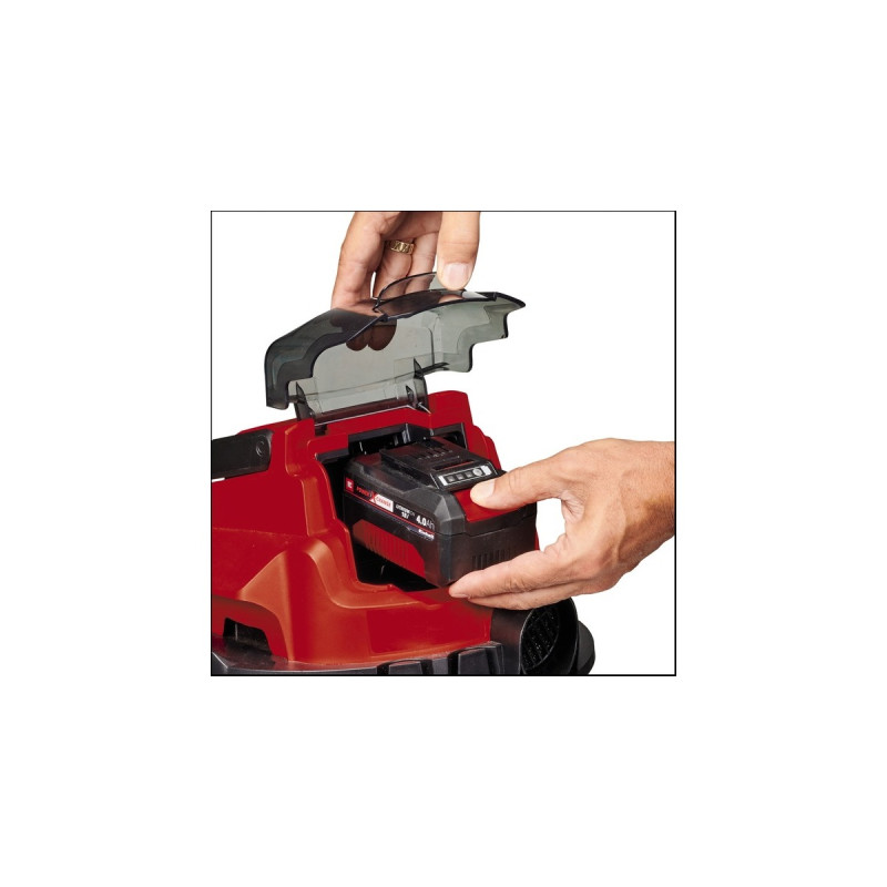 Einhell Akku-Nass-/Trockensauger TC-VC 18/15 Li-Solo(grau/rot, ohne Akku und Ladegerät)