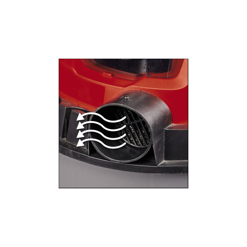 Einhell Akku-Nass-/Trockensauger TC-VC 18/15 Li-Solo(grau/rot, ohne Akku und Ladegerät)