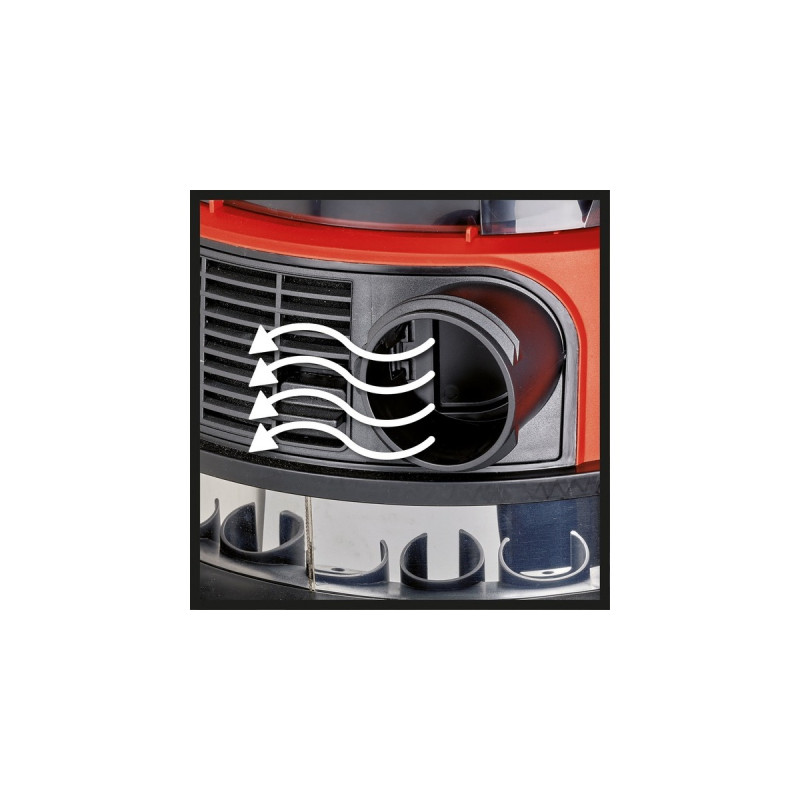 Einhell Akku-Nass-/Trockensauger TE-VC 36/25 Li S-Solo (2x 18Volt)(rot/edelstahl, ohne Akku und Ladegerät)