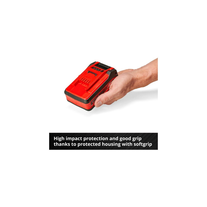 Einhell Akku Power-X-Change Plus 18V 4,0Ah(rot/schwarz)