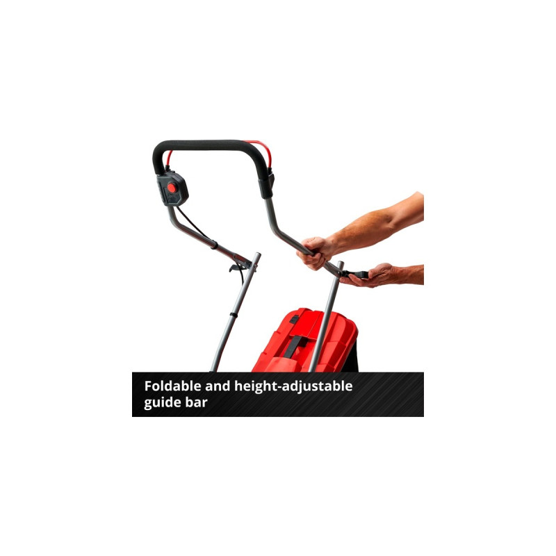 Einhell Akku-Rasenmäher GE-CM 18/33 Li Kit, 18Volt(rot/schwarz, Li-Ionen Akku 4,0Ah)