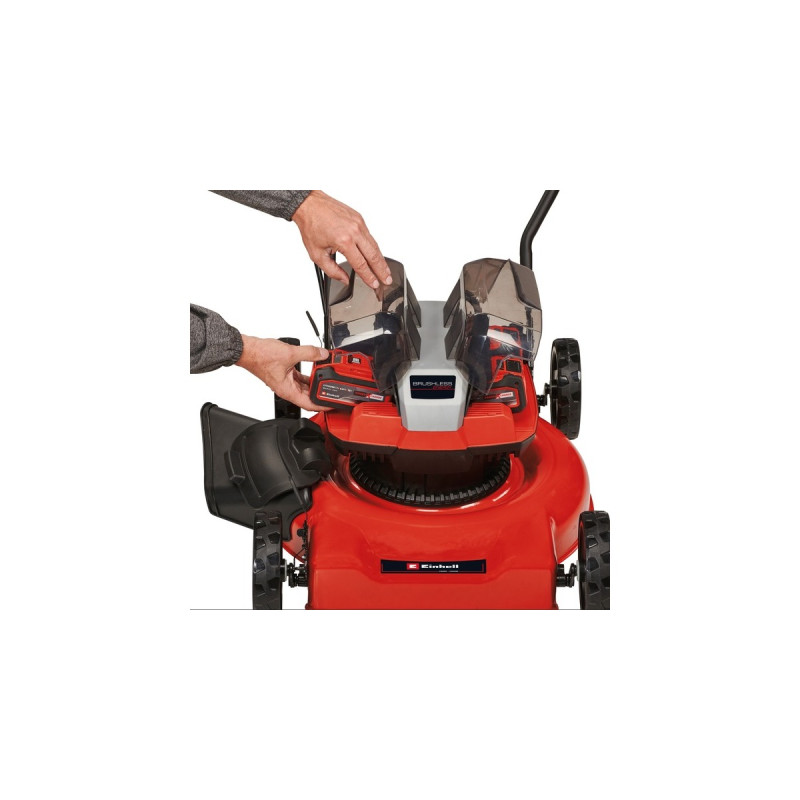 Einhell Akku-Rasenmäher GE-CM 36/48 Li M - Solo, 36Volt (2x18V)(rot/schwarz, ohne Akku und Ladegerät)