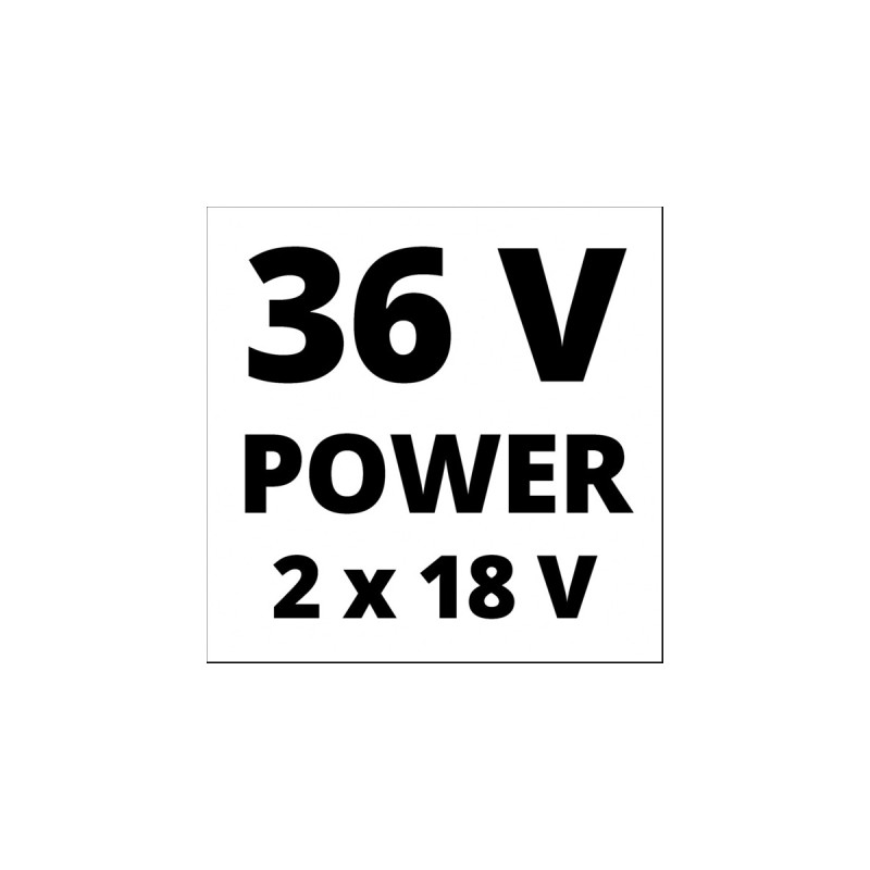 Einhell Akku-Rasenmäher GE-CM 36/48 Li M - Solo, 36Volt (2x18V)(rot/schwarz, ohne Akku und Ladegerät)