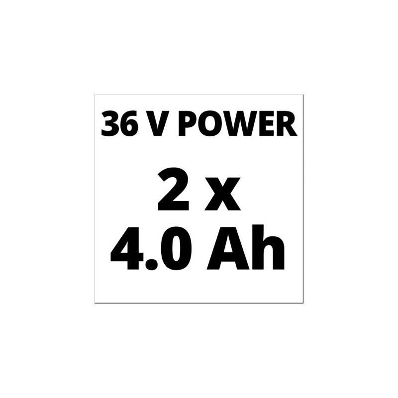 Einhell Akku-Rasenmäher GE-CM 43 Li M Kit, 18Volt(rot/schwarz, 2x Li-Ionen Akku 4,0Ah)