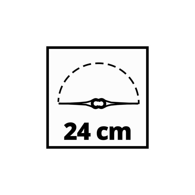 Einhell Akku-Rasentrimmer GC-CT 18/24 Li P-Solo(rot/schwarz, ohne Akku und Ladegerät)