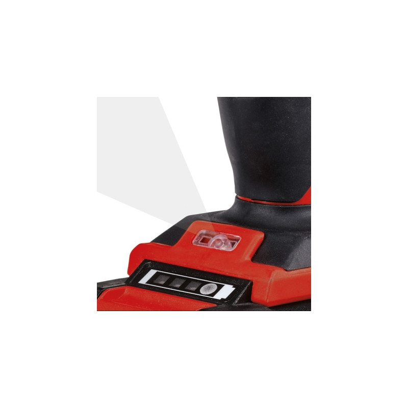 Einhell Akku-Schlagbohrschrauber-Set TE-CD 18/40 Li-i +64, 18Volt(rot/schwarz, 2x Li-Ion-Akku 2,0Ah, 64-teiliges Zubehör)