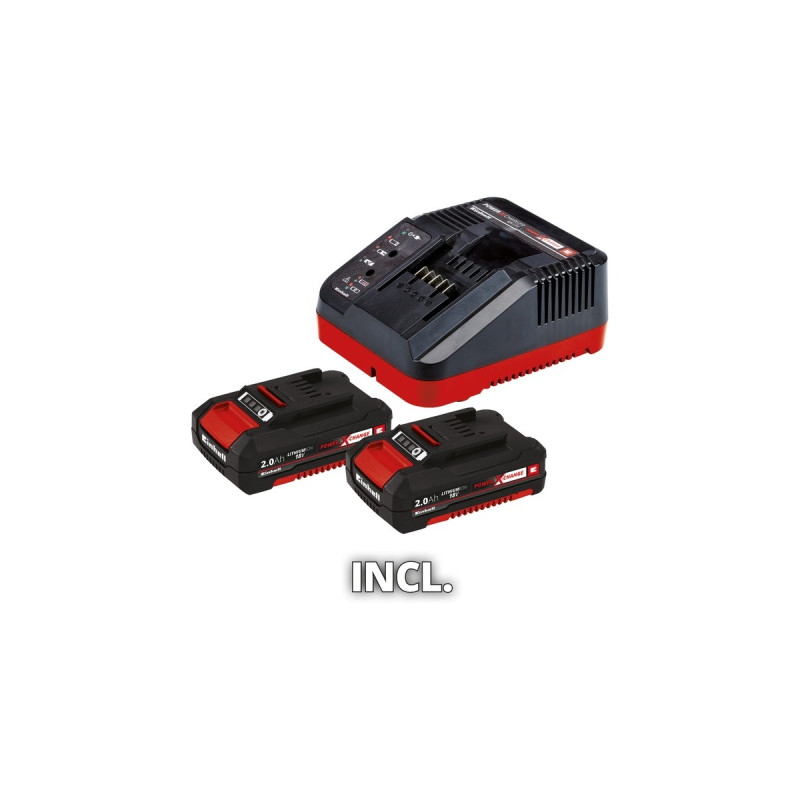 Einhell Akku-Schlagbohrschrauber TE-CD 18/48 Li, 18Volt(schwarz, 2x Li-Ionen Akku 2,0Ah)