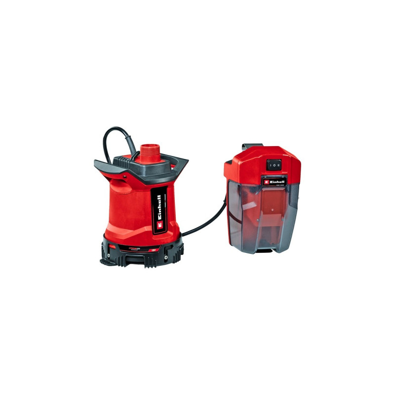 Einhell Akku-Schmutzwasserpumpe GE-DP 18/25 LL Li-Solo, 18Volt, Tauch- / Druckpumpe(rot/schwarz, ohne Akku und Ladegerät)