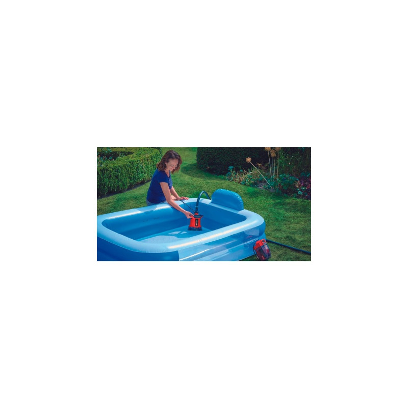 Einhell Akku-Schmutzwasserpumpe GE-DP 18/25 LL Li-Solo, 18Volt, Tauch- / Druckpumpe(rot/schwarz, ohne Akku und Ladegerät)