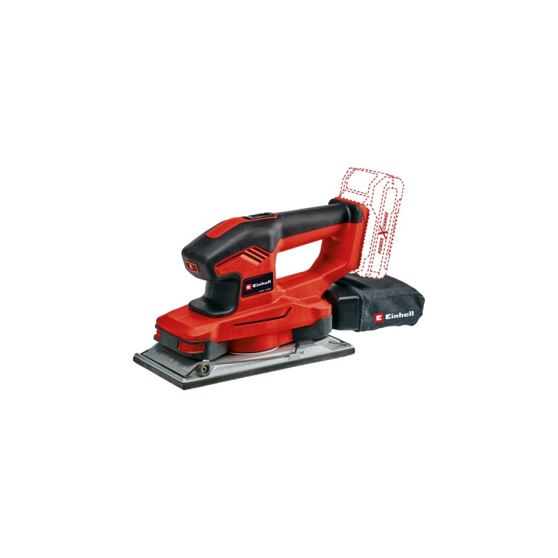 Einhell Akku-Schwingschleifer TE-OS 18/230 Li-Solo, 18Volt(rot/schwarz, ohne Akku und Ladegerät)