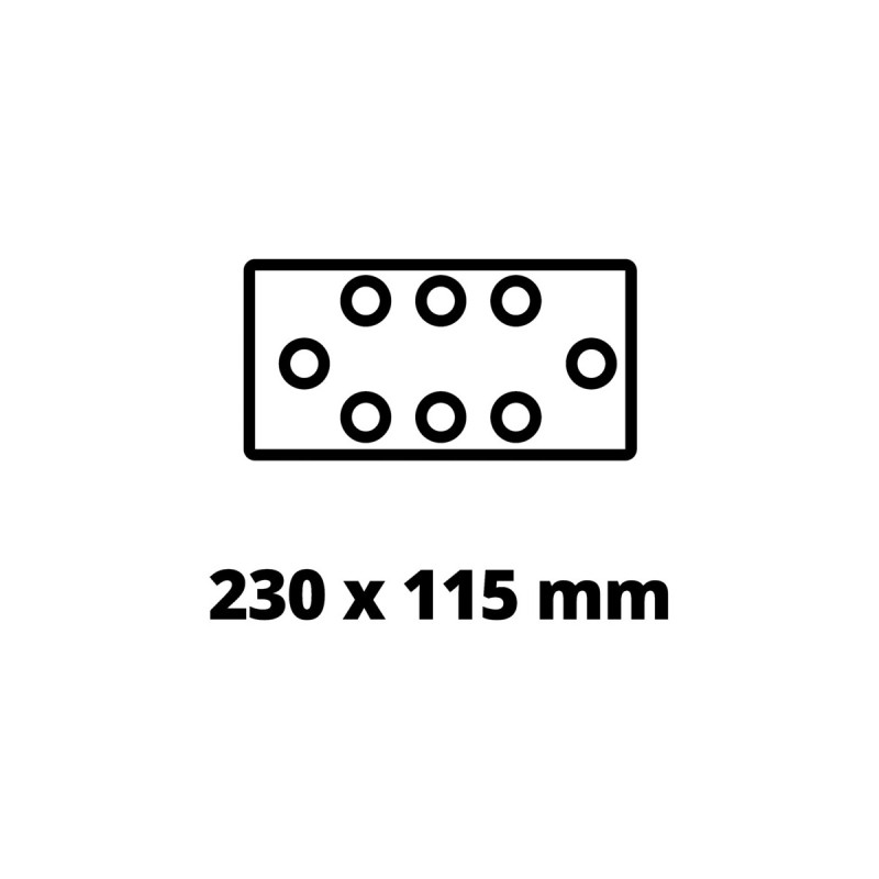 Einhell Akku-Schwingschleifer TE-OS 18/230 Li-Solo, 18Volt(rot/schwarz, ohne Akku und Ladegerät)