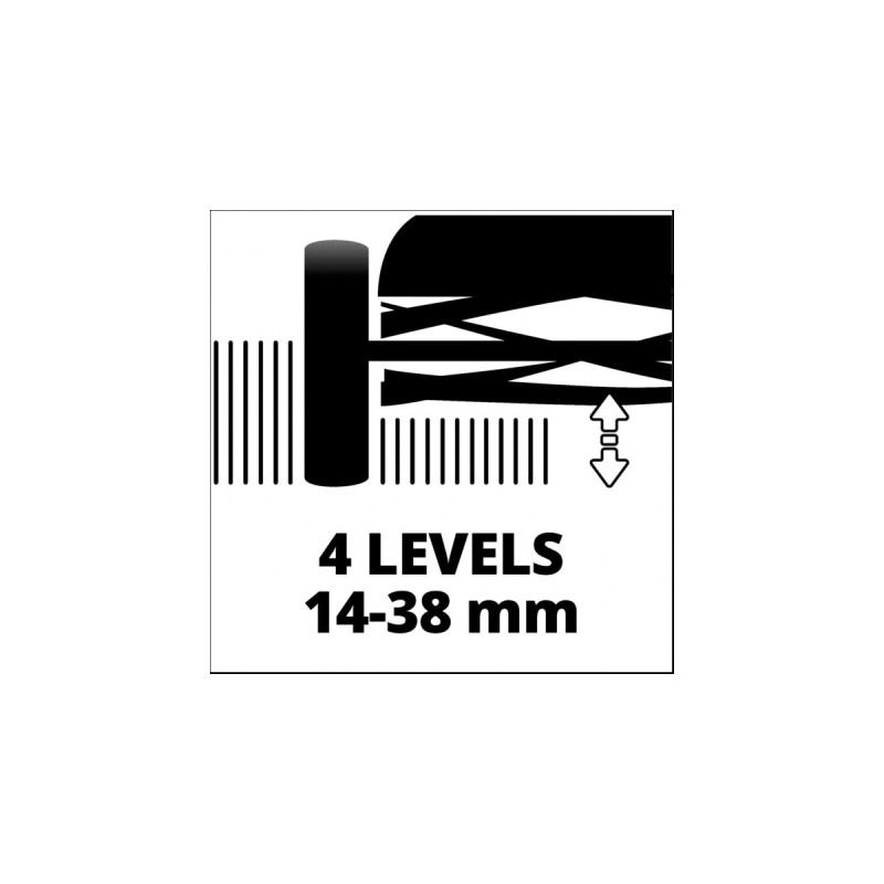 Einhell Akku-Spindelmäher GE-HM 18/38 Li-Solo, 18Volt(rot/schwarz, ohne Akku und Ladegerät)