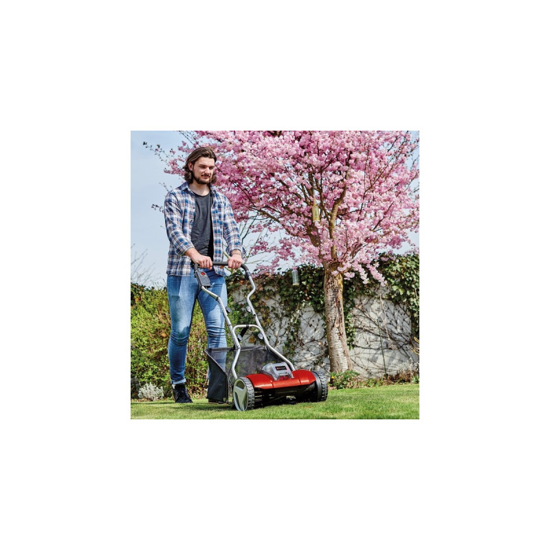 Einhell Akku-Spindelmäher GE-HM 18/38 Li-Solo, 18Volt(rot/schwarz, ohne Akku und Ladegerät)