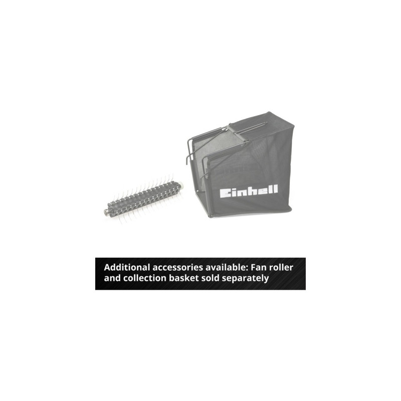 Einhell Akku-Vertikutierer GC-SC 36/31 Li-Solo, 36Volt (2x18V)(rot/schwarz, ohne Akku und Ladegerät)