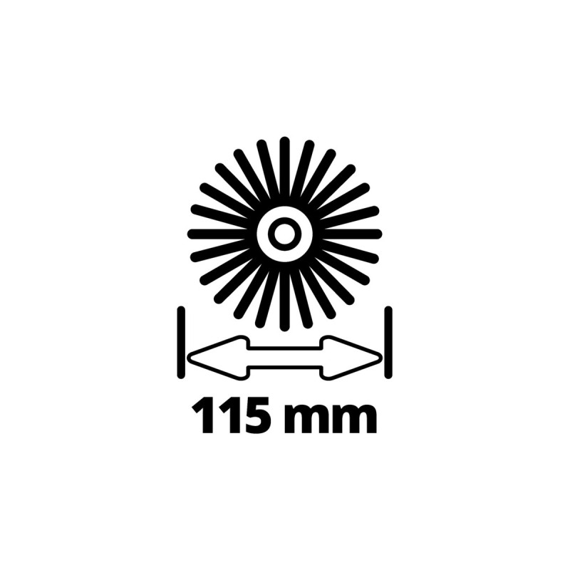 Einhell Bürste MEDIUM (Stein)(1 Paar, für Oberflächenbürste PICOBELLA)