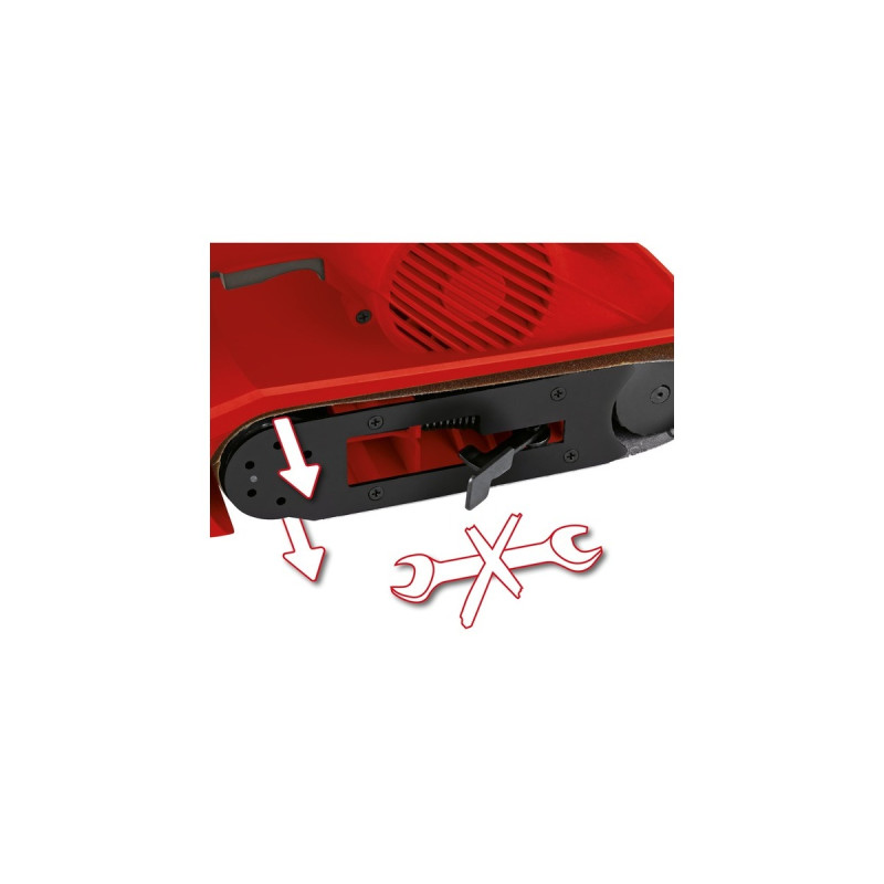 Einhell Bandschleifer TC-BS 8038(rot/schwarz)