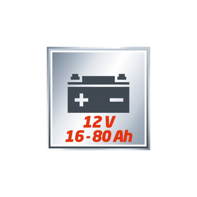 Einhell Batterie-Ladegerät CC-BC 5(rot/schwarz, für Kfz- und Motorradbatterien)