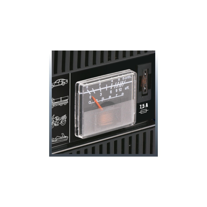 Einhell Batterie-Ladegerät CC-BC 5(rot/schwarz, für Kfz- und Motorradbatterien)