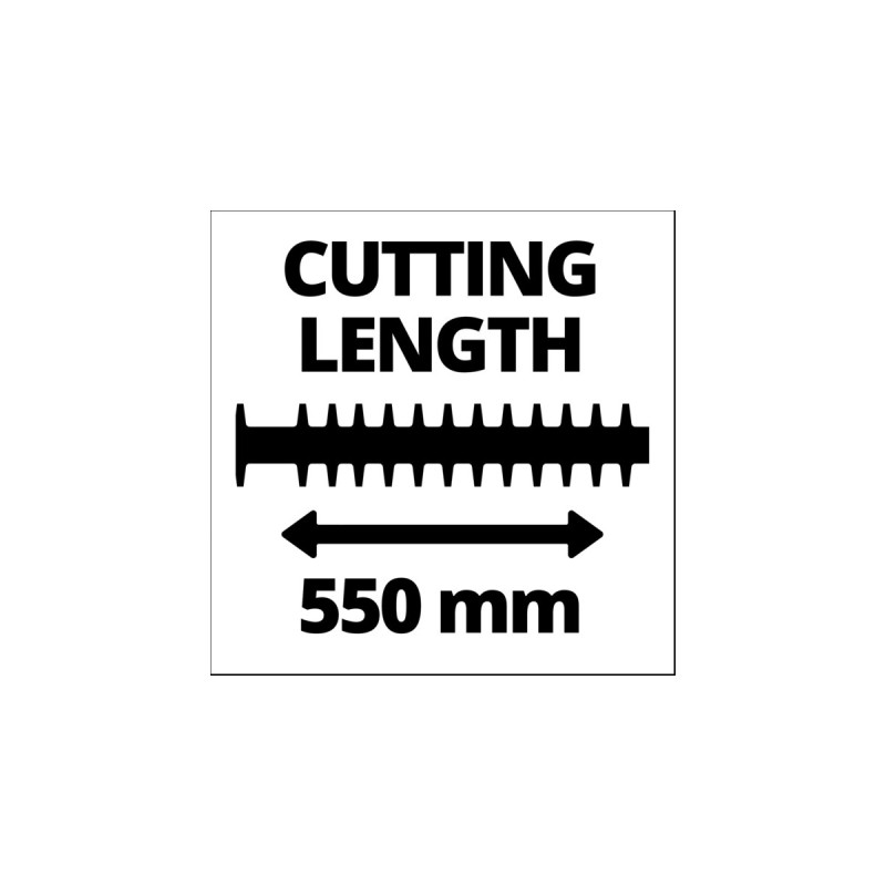 Einhell Benzin-Heckenschere GE-PH 2555 A(rot/schwarz, 0,85 kW)