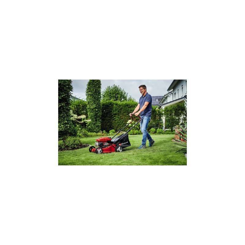 Einhell Benzin-Rasenmäher GC-PM 40/2 S(rot/schwarz, mit Hinterradantrieb)