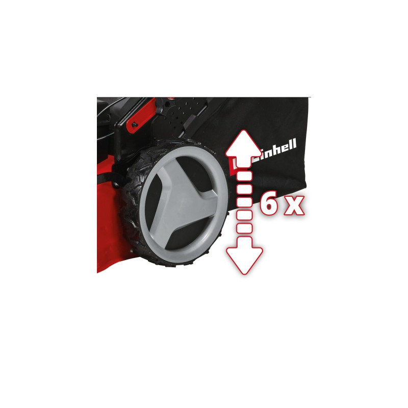 Einhell Benzin-Rasenmäher GC-PM 51/3 S HW-E(rot/schwarz, mit Radantrieb)