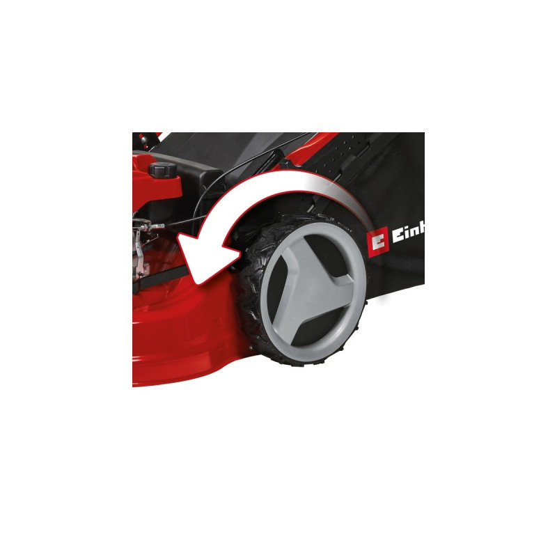 Einhell Benzin-Rasenmäher GC-PM 51/3 S HW-E(rot/schwarz, mit Radantrieb)