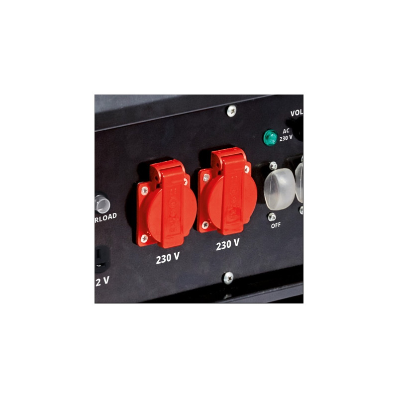 Einhell Benzin-Stromerzeuger TC-PG 65/E5, Generator(rot/schwarz, 8,0 kW)