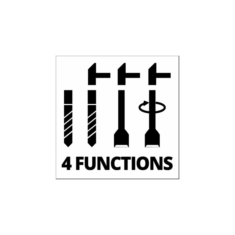 Einhell Bohrhammer TC-RH 620 4F Kit(schwarz/rot, 620 Watt, E-Box Basic, inkl. Bohrer und Meißel)