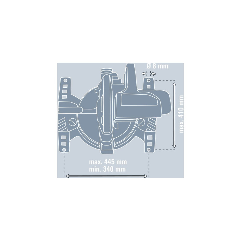 Einhell E-Stand 4310620, Untergestell(aluminium/rot)
