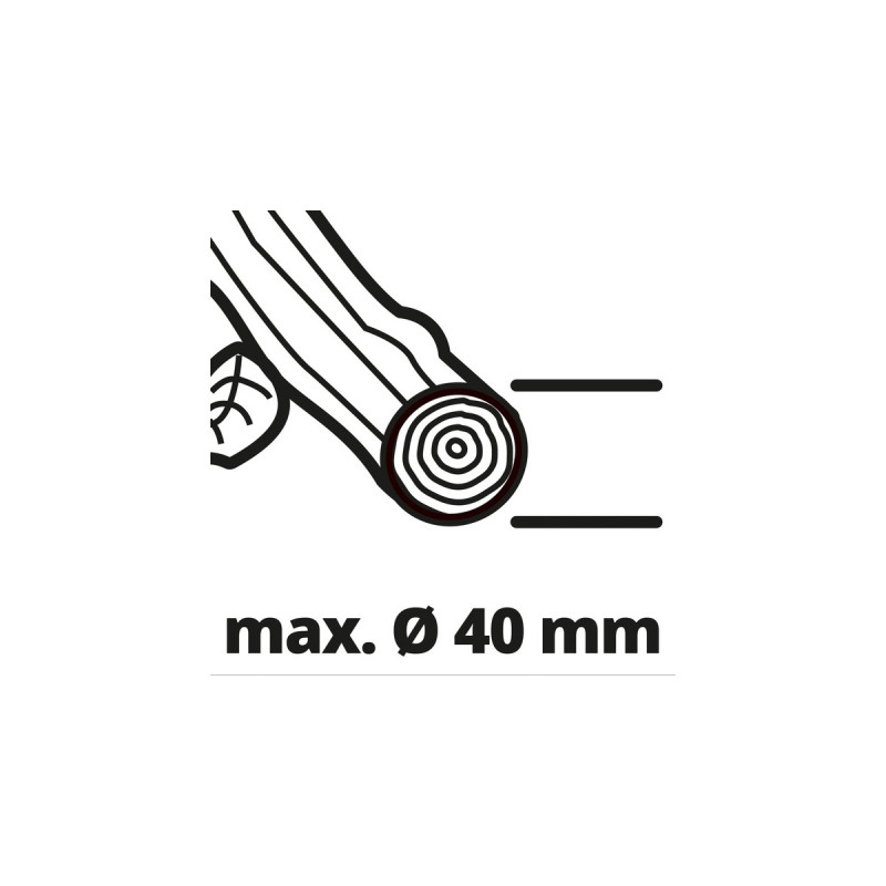 Einhell Elektro-Messerhäcksler GC-KS 2540(rot/schwarz, 2.000 Watt)