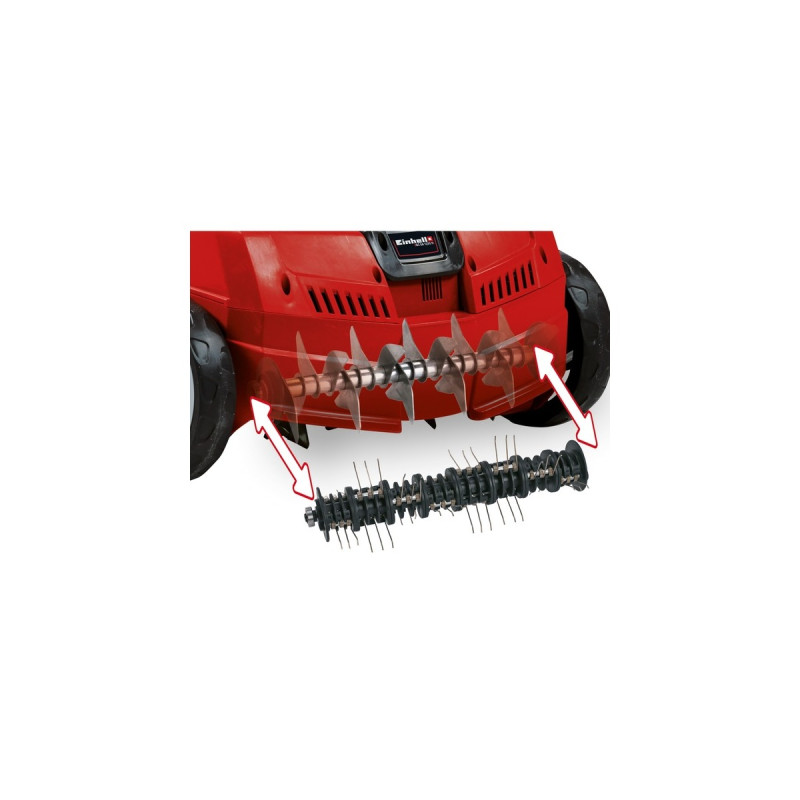 Einhell Elektro-Vertikutierer-Lüfter GC-SA 1231/1(rot/schwarz, 1.200 Watt)