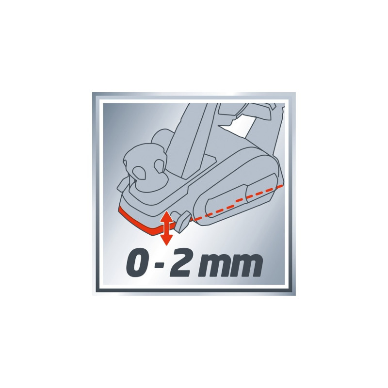 Einhell Elektrohobel TC-PL 750(rot/schwarz, 750 Watt)