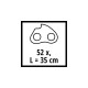 Einhell Ersatzkette 35cm (52T) 4500171, Sägekette