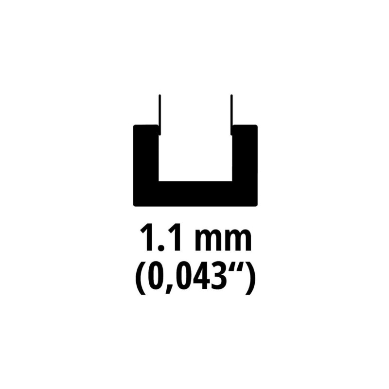 Einhell Ersatzschwert 4501753, für Akku-Kettensäge GE-LC 18 Li, Sägeschwert(25cm, 1,1mm)