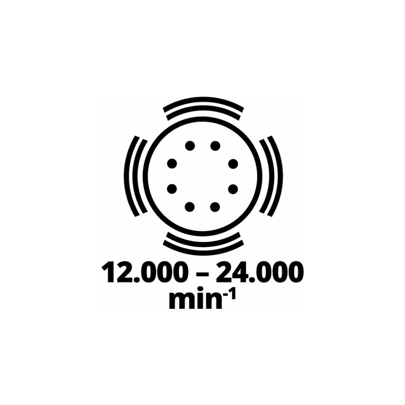 Einhell Exzenterschleifer TE-RS 40 E(rot/schwarz, 400 Watt)