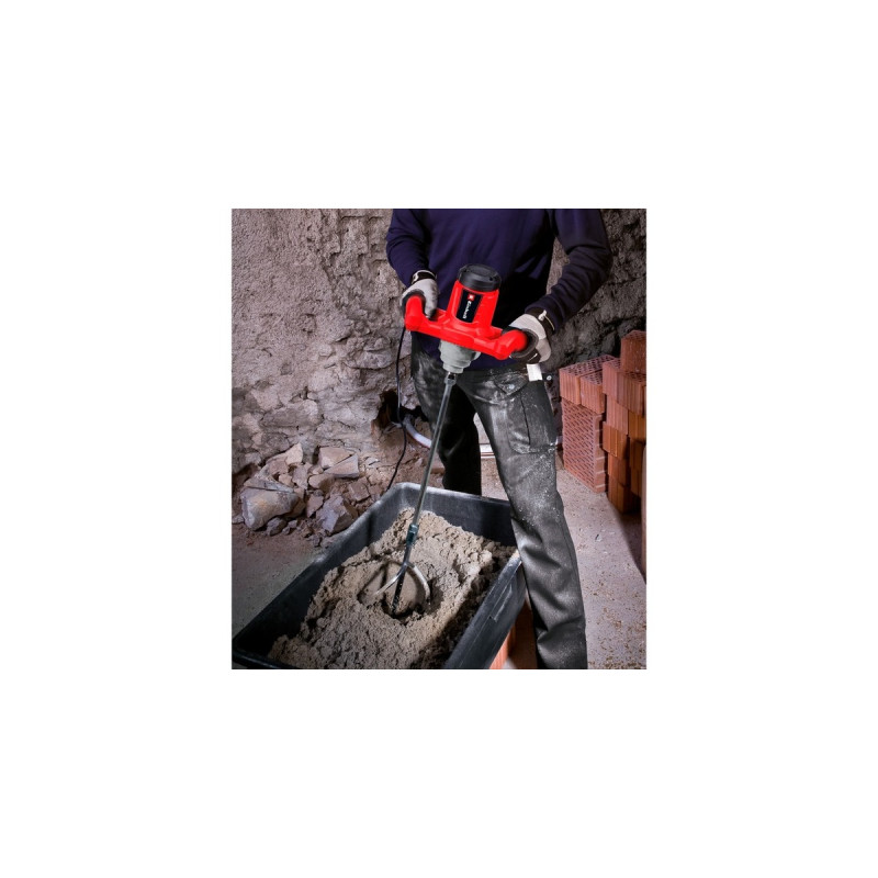 Einhell Farb-Mörtelrührer TC-MX 1400-2E, Rührwerk(rot/schwarz, 1.400 Watt)