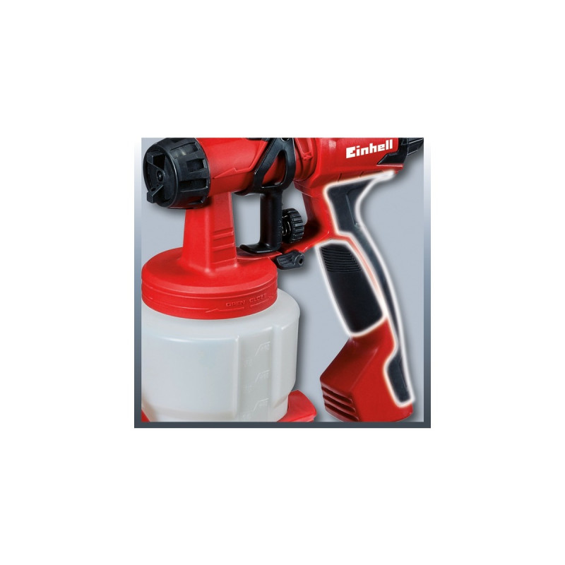Einhell Farbsprühsystem TC-SY 600 S, Sprühpistole(rot/schwarz, 600 Watt)