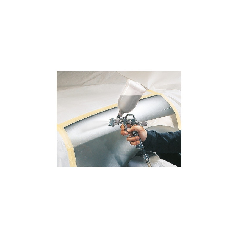 Einhell Farbspritzpistole Profi mit Fließbecher, Sprühpistole(silber)