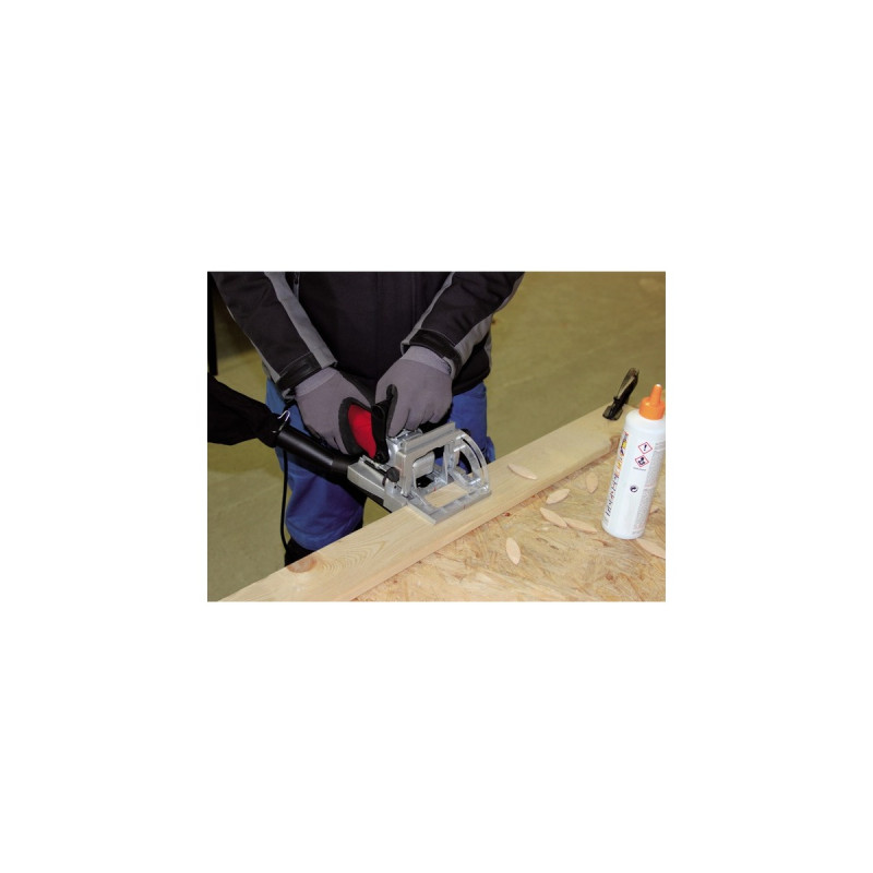 Einhell Flachdübelfräse TC-BJ 900, Nutfräse(rot, 860 Watt, Koffer)