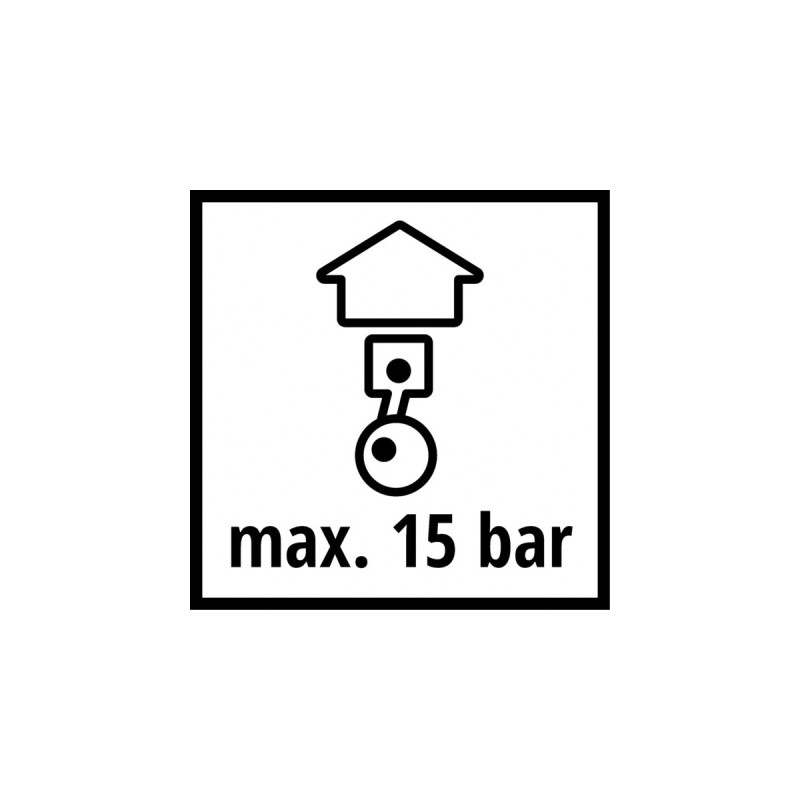 Einhell Gewebeschlauch 4138200, Druckluftschlauch(weiß, 15 Meter)