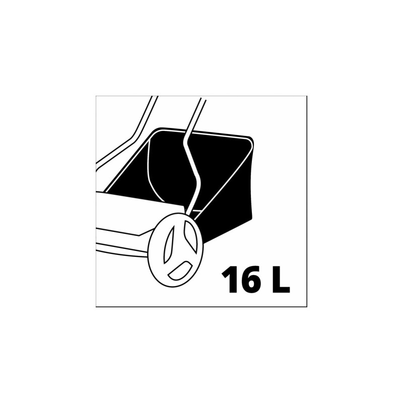 Einhell Hand-Rasenmäher GC-HM 300, Spindelmäher(rot/schwarz)