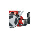 Einhell Hand-Rasenmäher GC-HM 400, Spindelmäher(rot/schwarz)