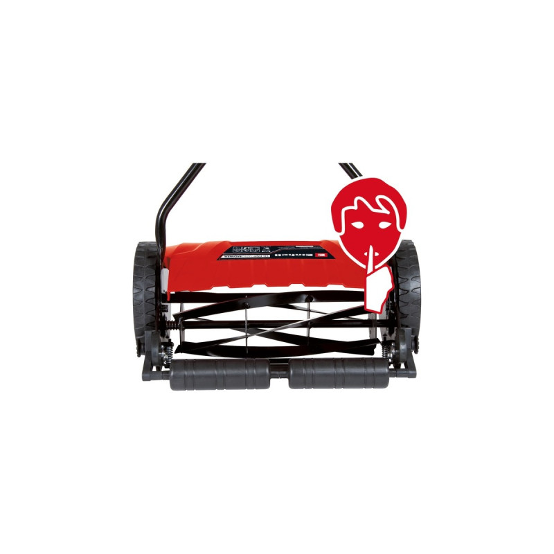 Einhell Hand-Rasenmäher GE-HM 38 S, Spindelmäher(rot/schwarz)
