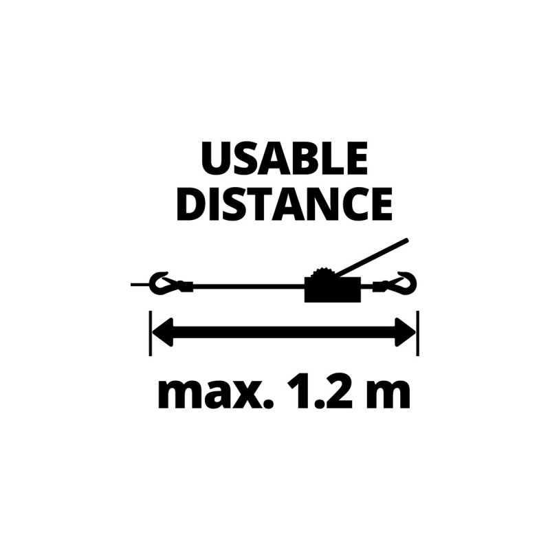 Einhell Handhebelseilzug TC-LW 1000, Seilwinde(rot)