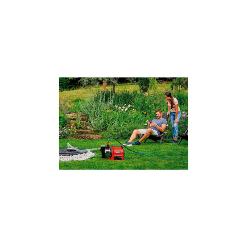 Einhell Hauswasserautomat GE-AW 1144 SMART, Pumpe(rot/schwarz, 1.100 Watt, App-Steuerung)