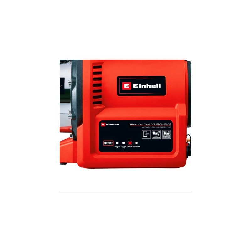 Einhell Hauswasserautomat GE-AW 1144 SMART, Pumpe(rot/schwarz, 1.100 Watt, App-Steuerung)