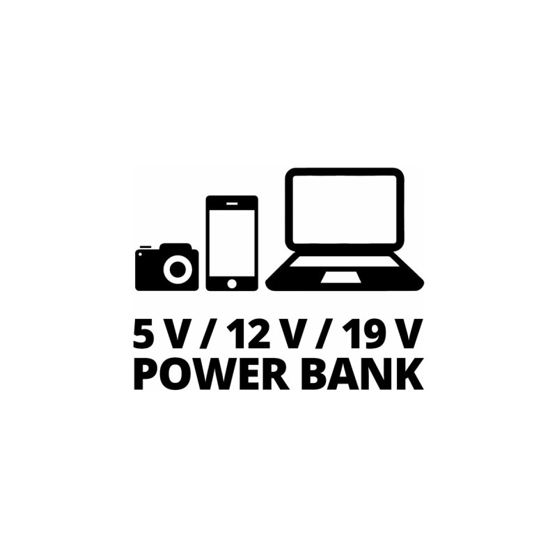 Einhell Jump-Start Powerbank CE-JS 12/1(rot/schwarz, Starthilfe für Benziner und Diesel)