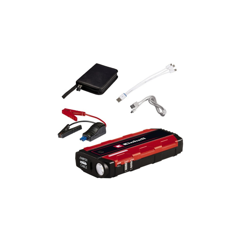 Einhell Jump-Start Powerbank CE-JS 8(rot/schwarz, Starthilfe für Benziner)