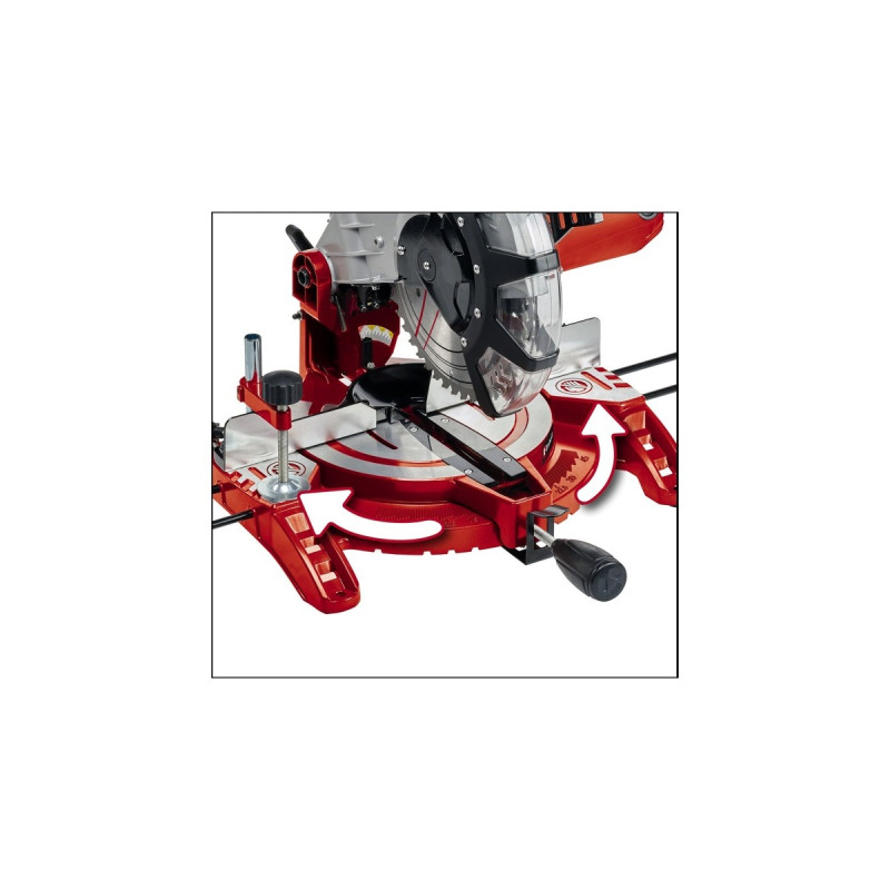 Einhell Kapp-und Gehrungssäge TC-MS 2513 L(rot, 1.600 Watt)