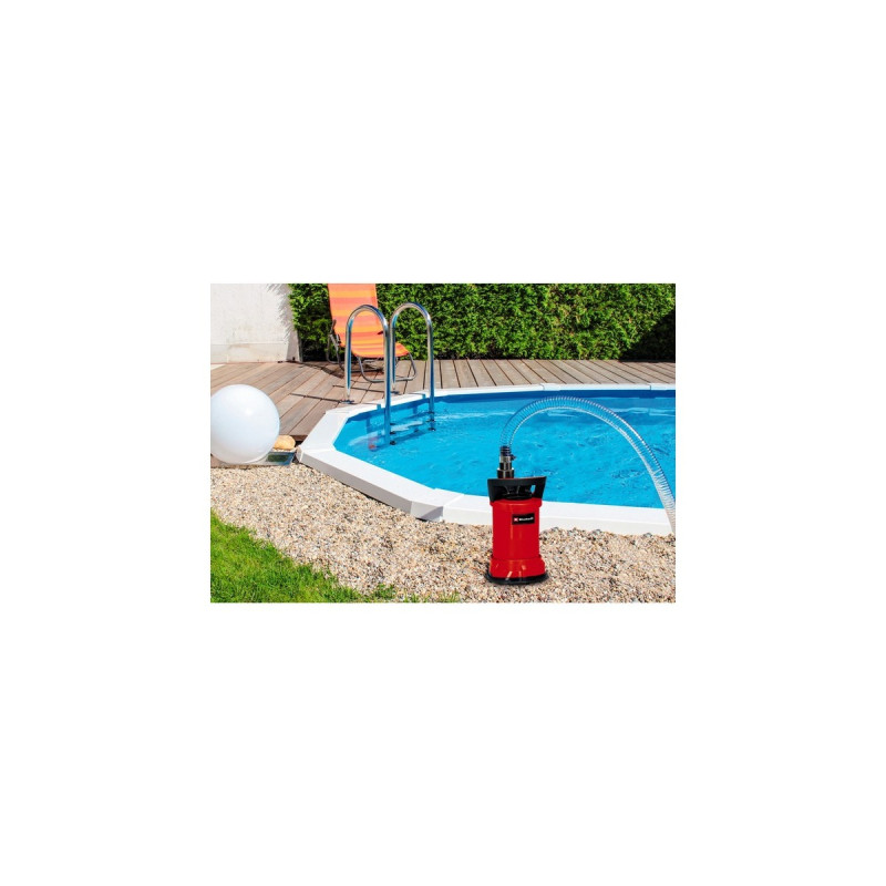 Einhell Klarwasserpumpe GE-SP 4390 LL ECO, Tauch- / Druckpumpe(rot/schwarz, 430 Watt)
